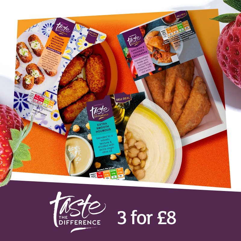 3 for £8 picky bits.
